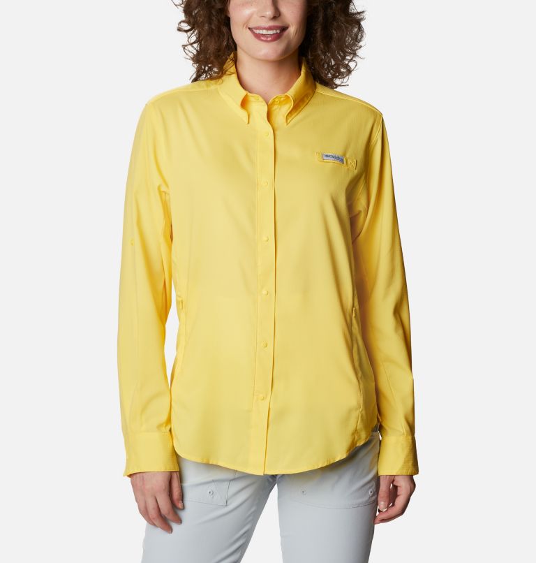 Blue Women's Columbia PFG Tamiami II Shirts | GJKHTV-843 - Columbia Outlet Online