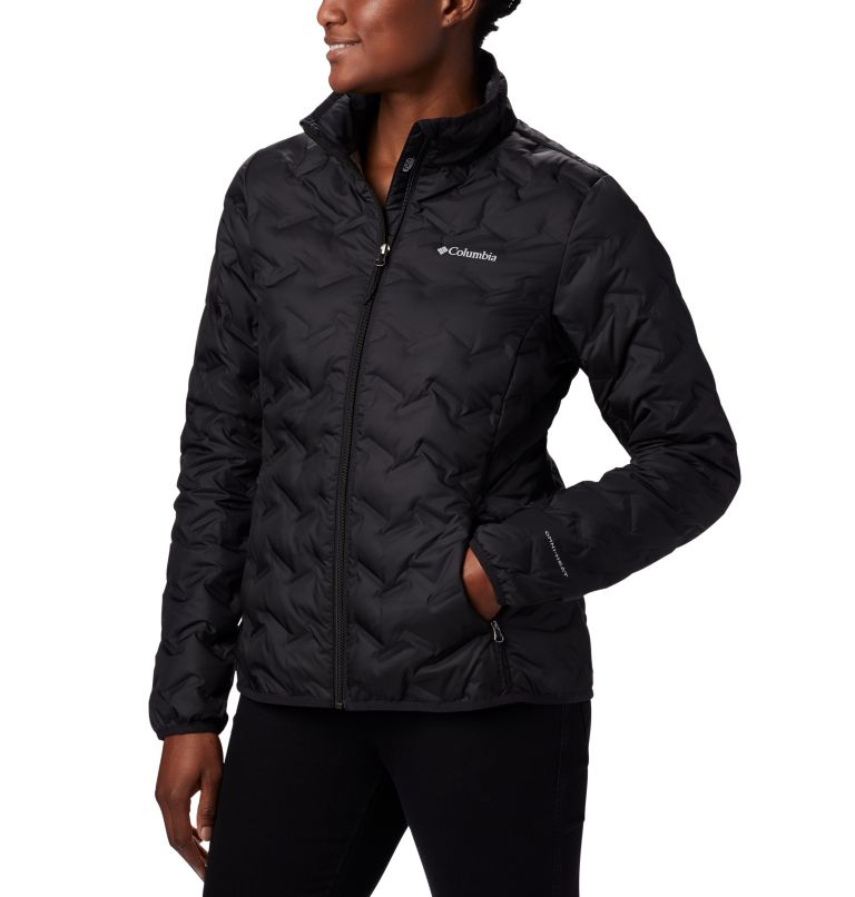 Black Women's Columbia Delta Ridge Down Jacket | VZEPWT-873 - Columbia Outlet Online