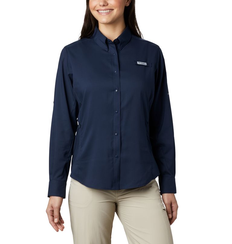Blue Women's Columbia PFG Tamiami II Shirts | GJKHTV-843 - Columbia Outlet Online