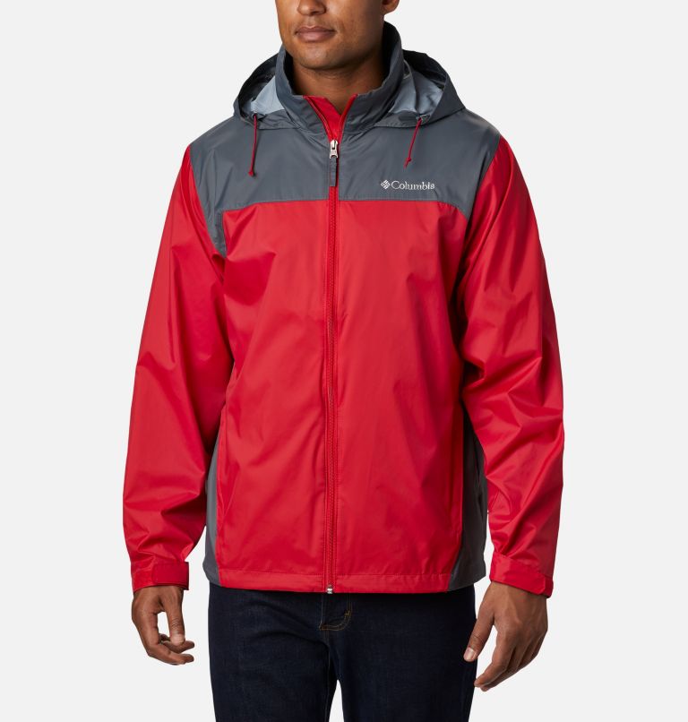 Grey Men's Columbia Glennaker Lake Rain Jacket | FGRZBS-625 - Columbia Outlet Online