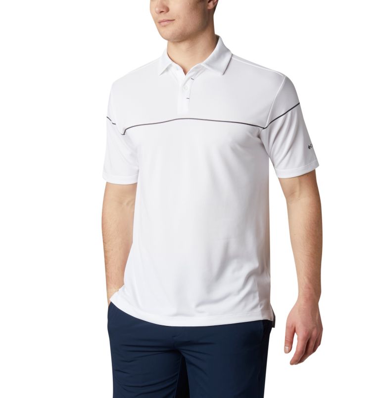 Azul Men's Columbia Omni-Wick Polo | UYHJCX-280 - Columbia Outlet Online