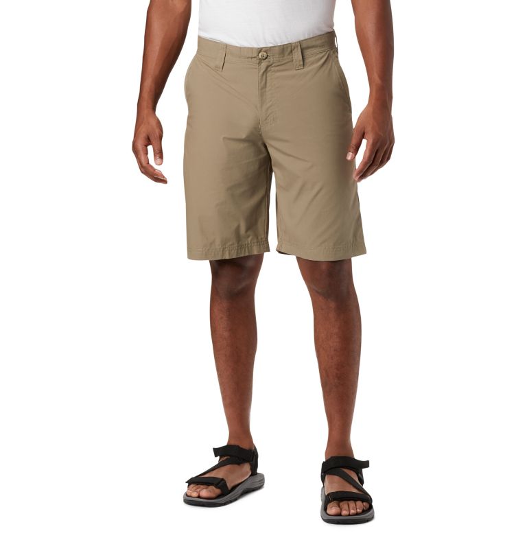 Red Men's Columbia Washed Out Shorts | UFZNHA-485 - Columbia Outlet Online