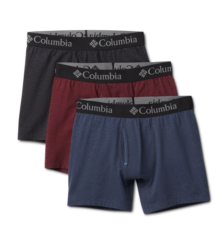 Black Men's Columbia Performance Cotton Stretch Underwear | LSRZAE-903 - Columbia Outlet Online