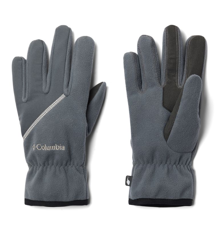 Grey Men's Columbia Wind Bloc Gloves | EQALVH-912 - Columbia Outlet Online