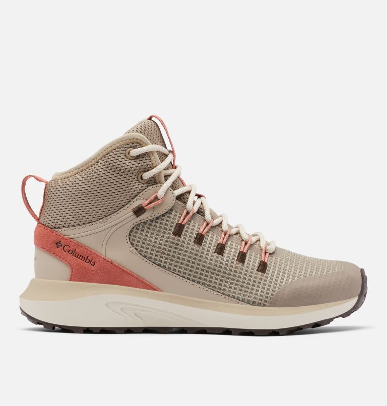 Beige Women's Columbia Trailstorm Mid Hiking Shoes | BPULTQ-128 - Columbia Outlet Online