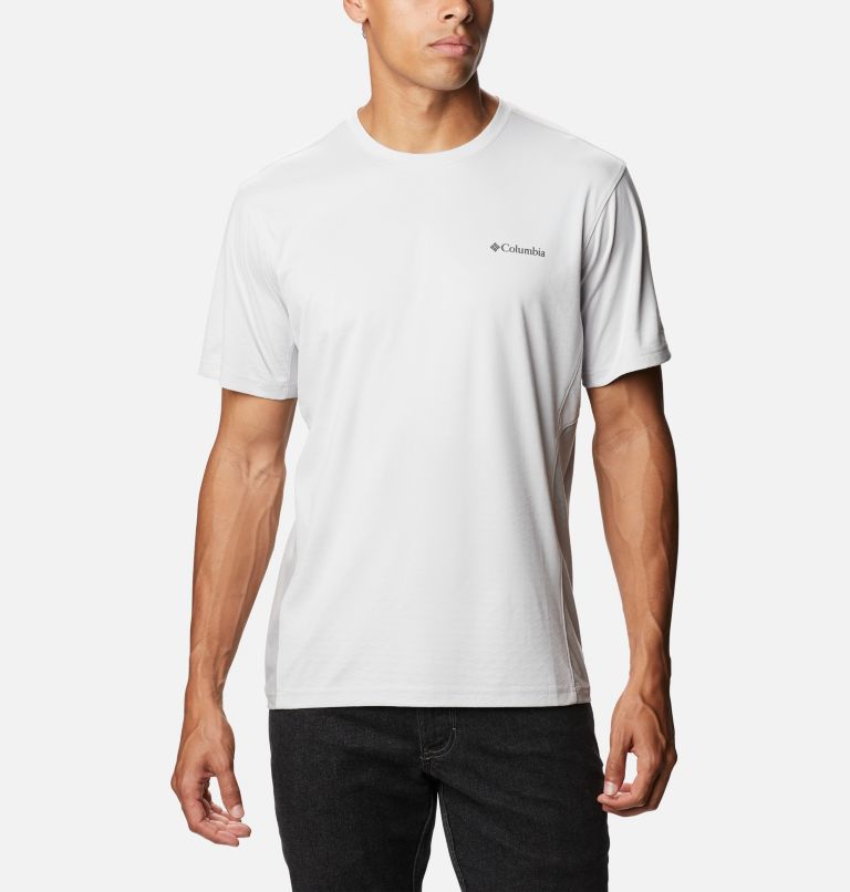 Yellow Grey Men's Columbia Zero Ice Cirro-Cool T-Shirt | YMONBR-184 - Columbia Outlet Online