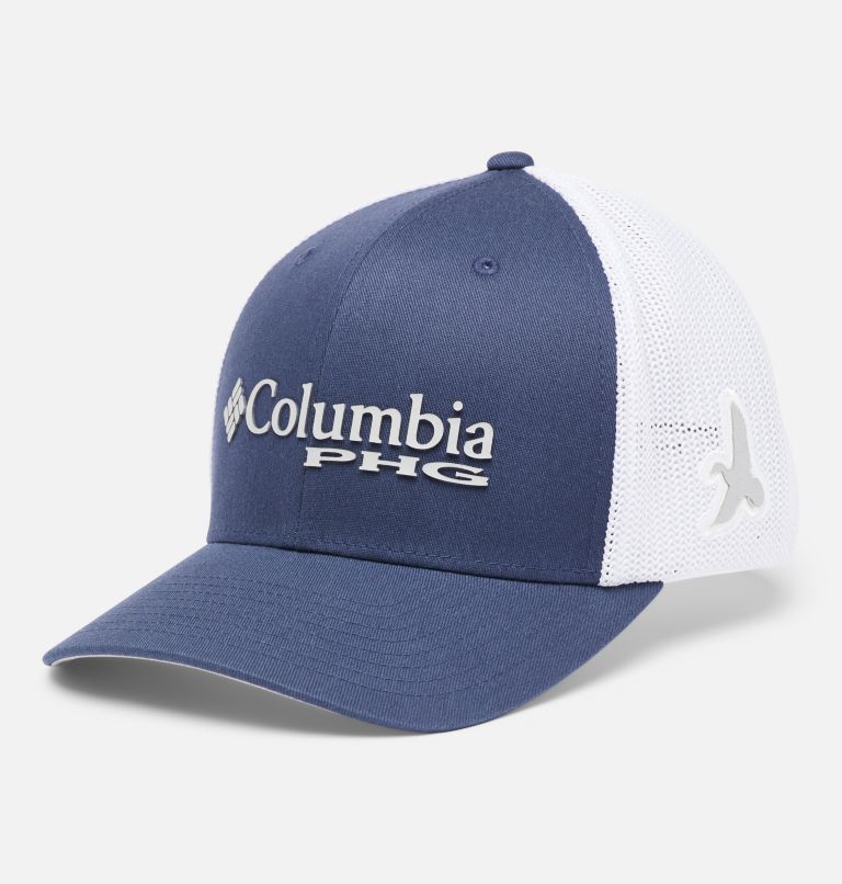 Silver Men's Columbia PHG Mesh Baseball Cap Hats | QYGHWZ-378 - Columbia Outlet Online