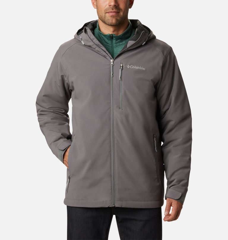Navy Men's Columbia Gate Racer Ski Jacket | QKVRZD-495 - Columbia Outlet Online