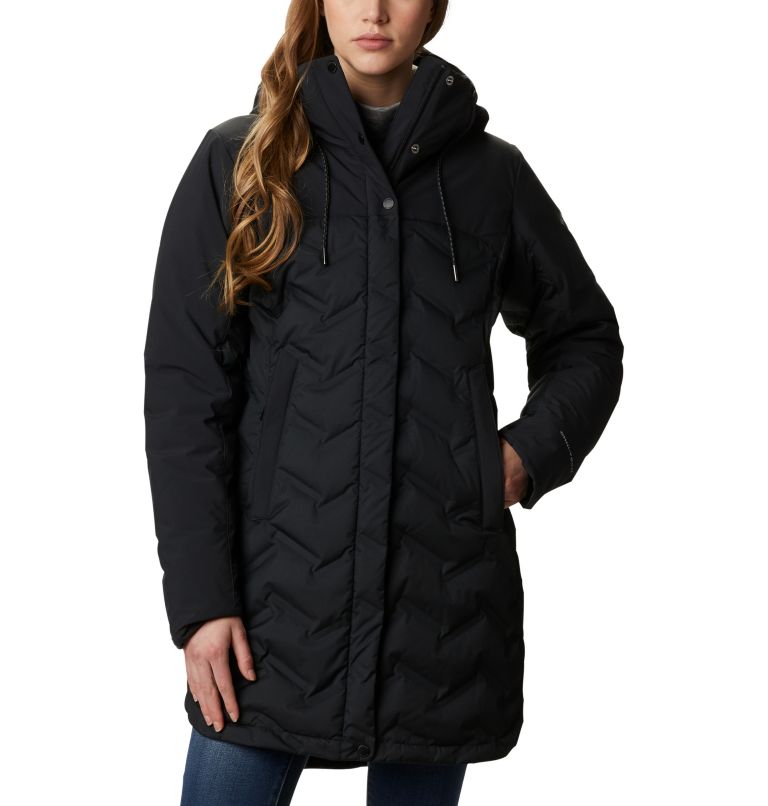 Black Women's Columbia Mountain Croo Down Jacket | GDFWKL-630 - Columbia Outlet Online