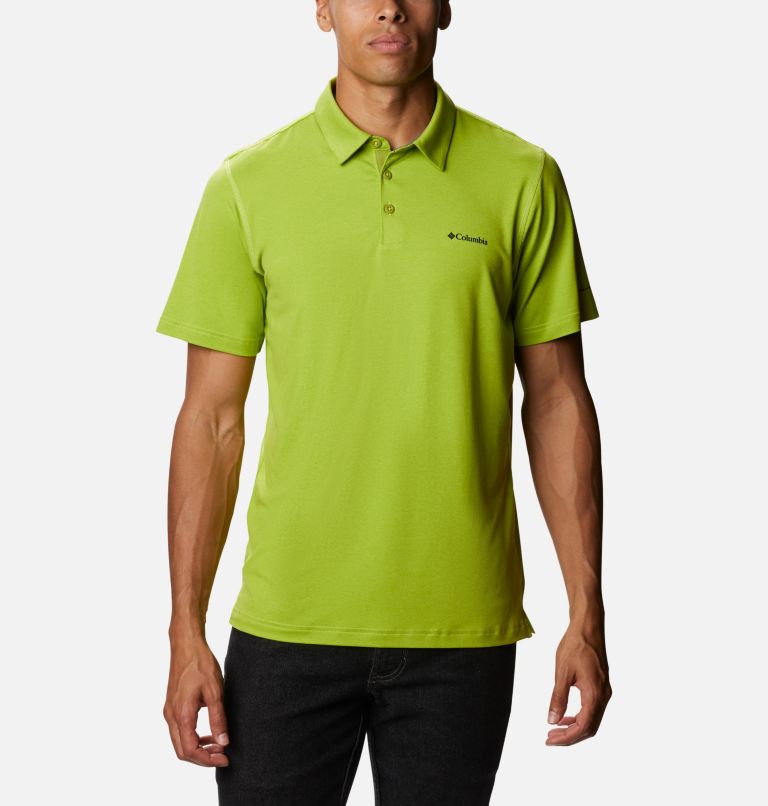 Black Men's Columbia Tech Trail Polo | VORUQN-759 - Columbia Outlet Online
