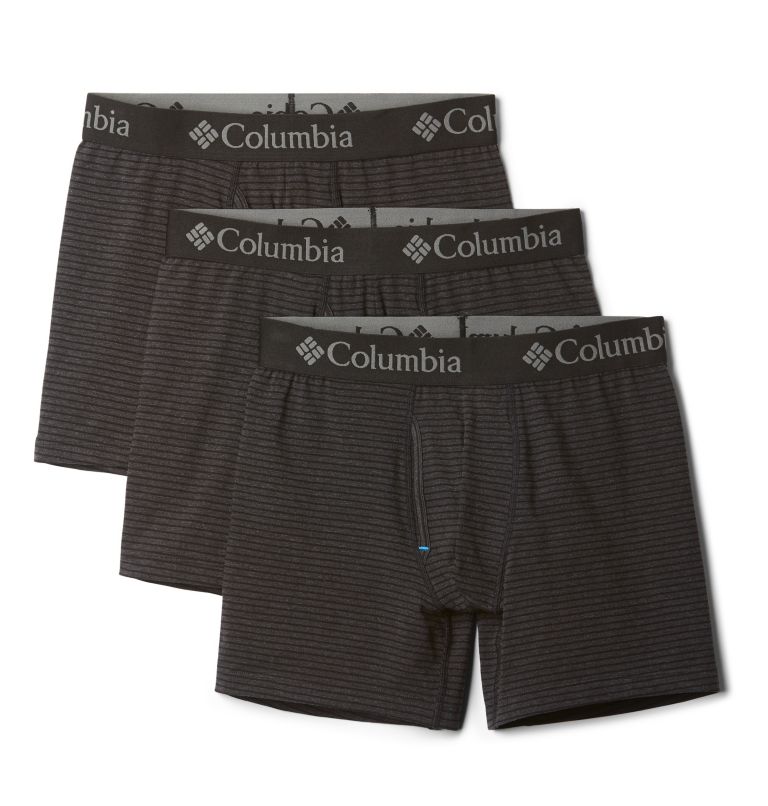 Black Men's Columbia Performance Cotton Stretch Underwear | LSRZAE-903 - Columbia Outlet Online