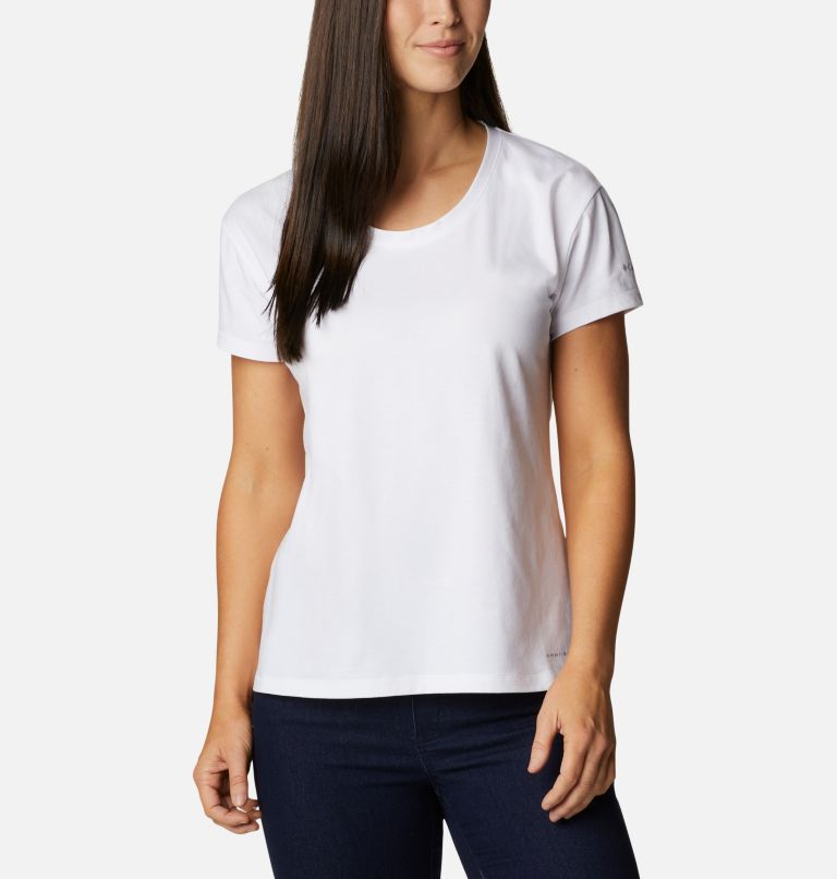 Orange Women's Columbia Sun Trek T-Shirt | EFBSNX-476 - Columbia Outlet Online