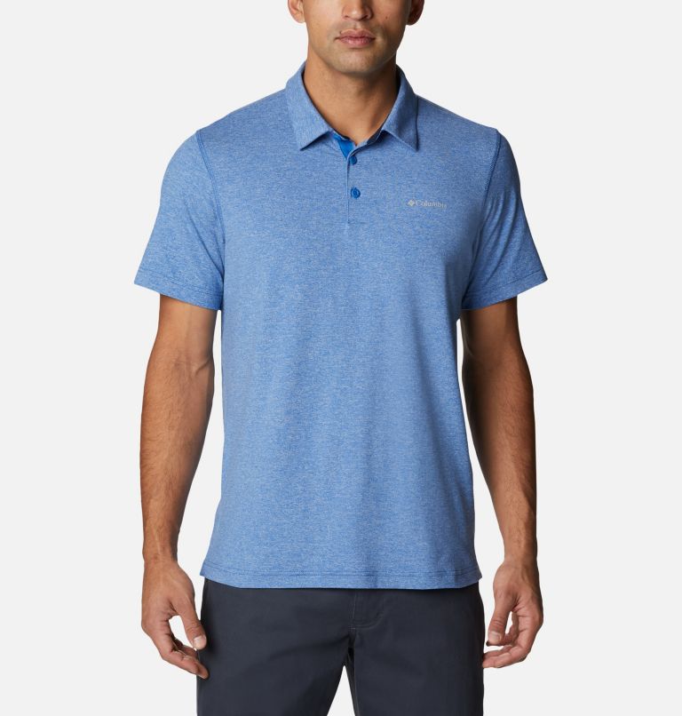 Black Men's Columbia Tech Trail Polo | VORUQN-759 - Columbia Outlet Online