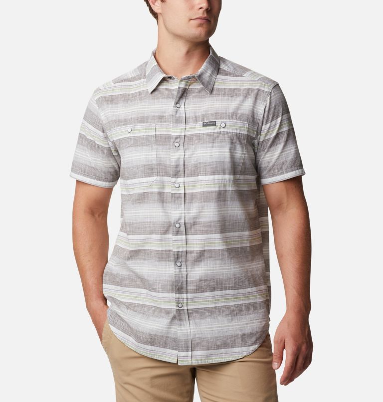 Blue Men's Columbia Leadville Ridge Shirts | QDHTVA-395 - Columbia Outlet Online