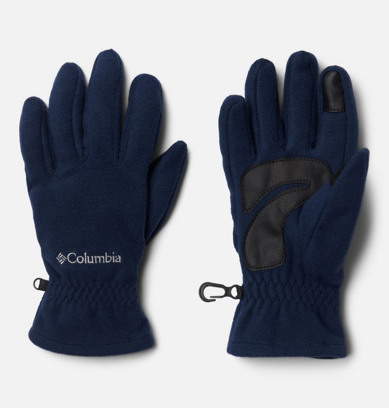Navy Men's Columbia Thermarator Omni-Heat Gloves | KJWAPN-376 - Columbia Outlet Online