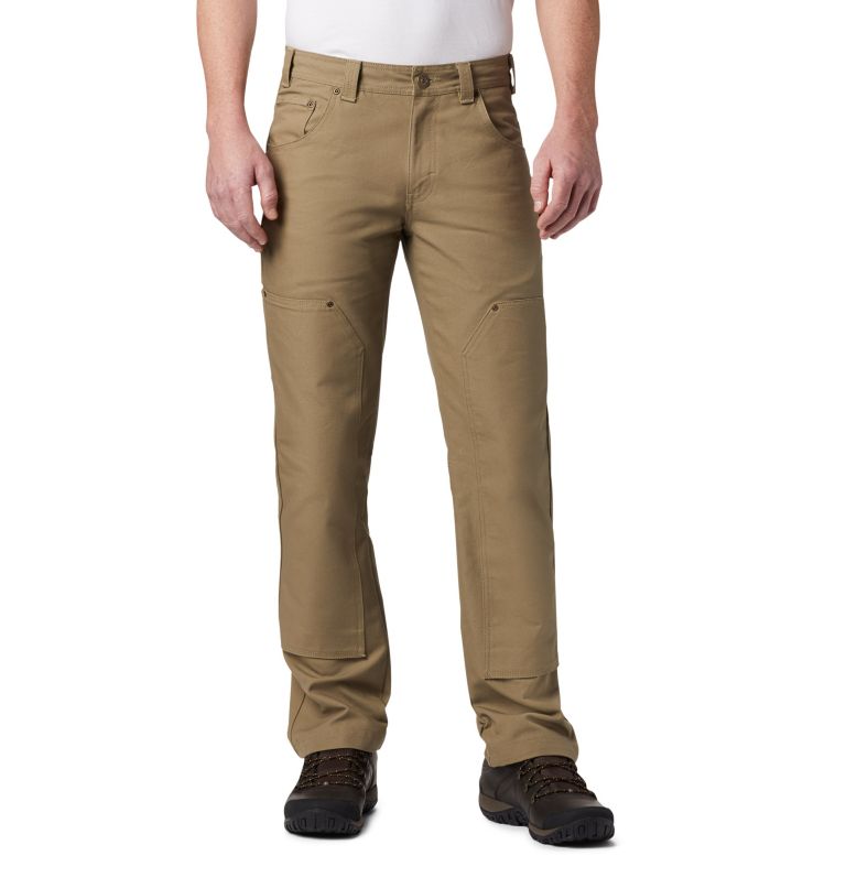 Khaki Men's Columbia PHG Rough Tail Trail Pants | EFSCJT-067 - Columbia Outlet Online