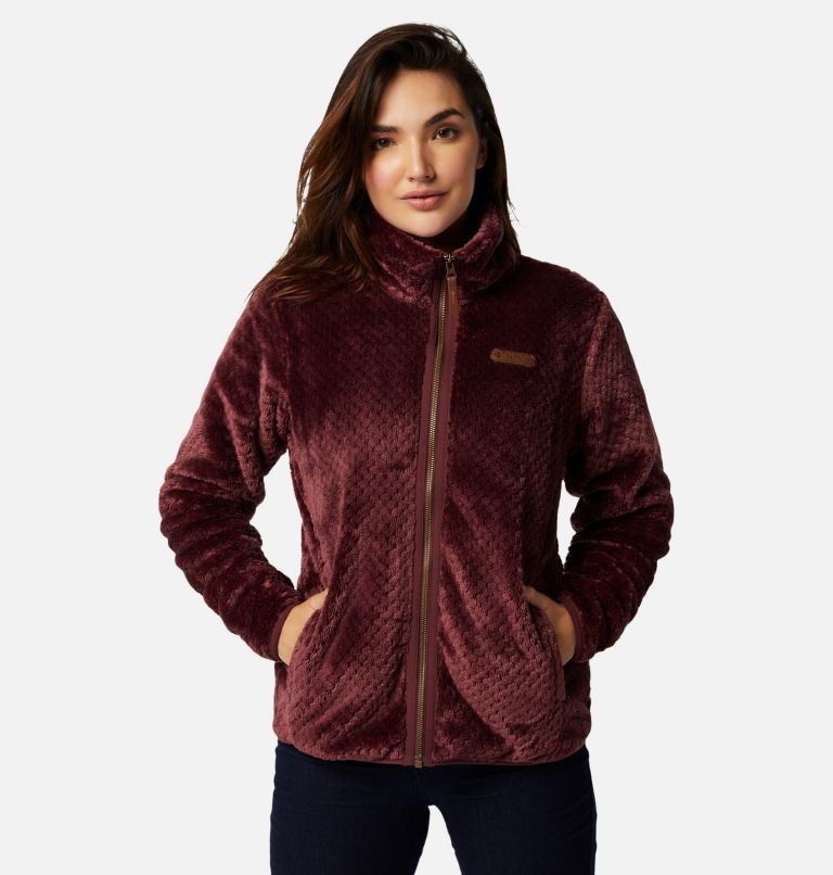 Black Women's Columbia Fireside Sherpa Fleece Jacket | XGFMHL-608 - Columbia Outlet Online