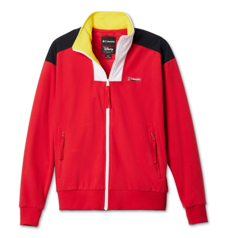 Red Men's Columbia Disney Fleece Jacket | AEHCDM-182 - Columbia Outlet Online