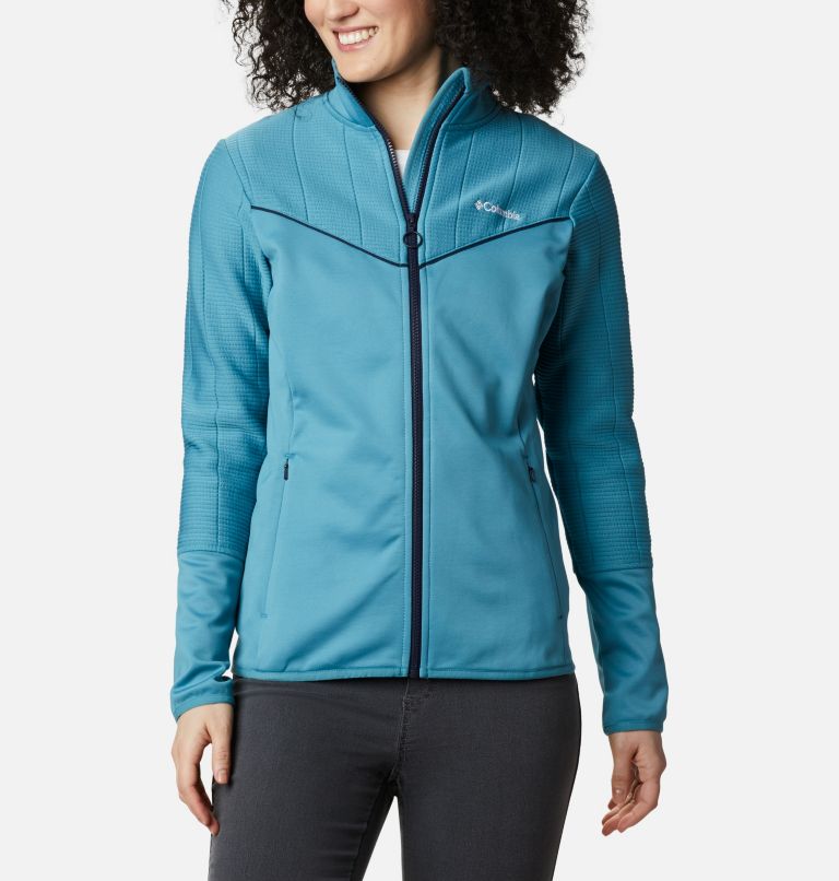 Blue Women's Columbia Roffe Ridge Fleece Jacket | TPLQXV-971 - Columbia Outlet Online