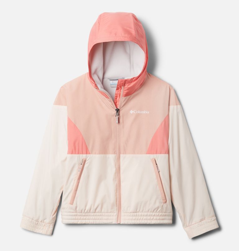 Pink Brown Green Kids' Columbia Side Hill Windbreaker | RWYBTA-480 - Columbia Outlet Online