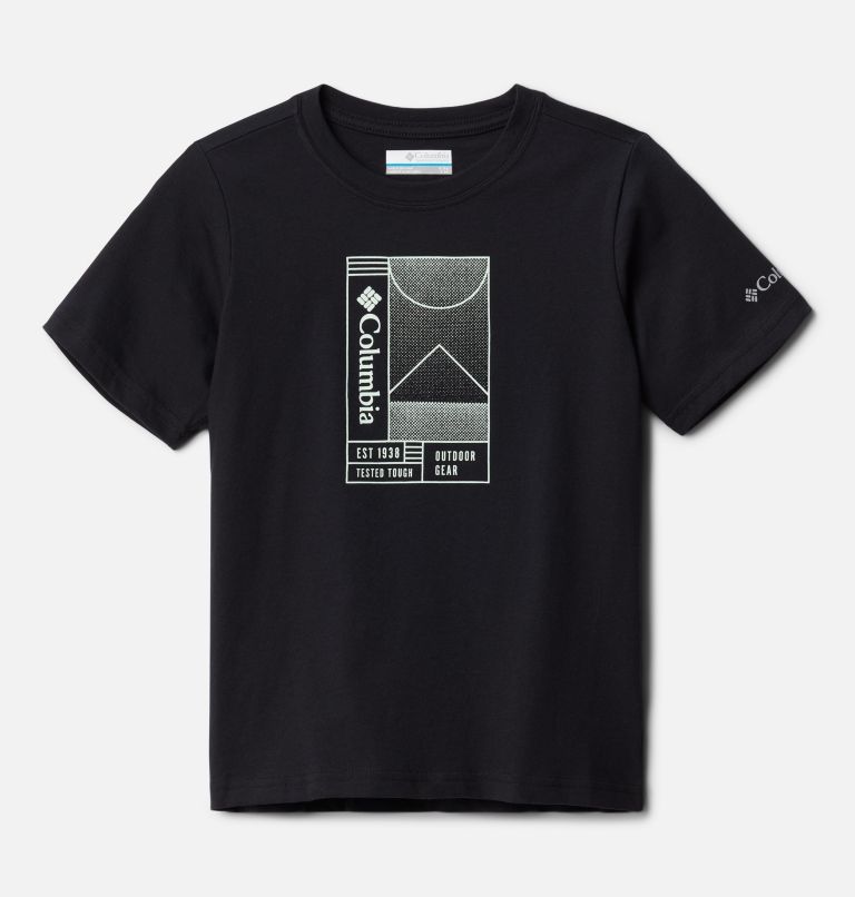 Black Kids' Columbia Happy Hills T-Shirt | FQUAZG-473 - Columbia Outlet Online