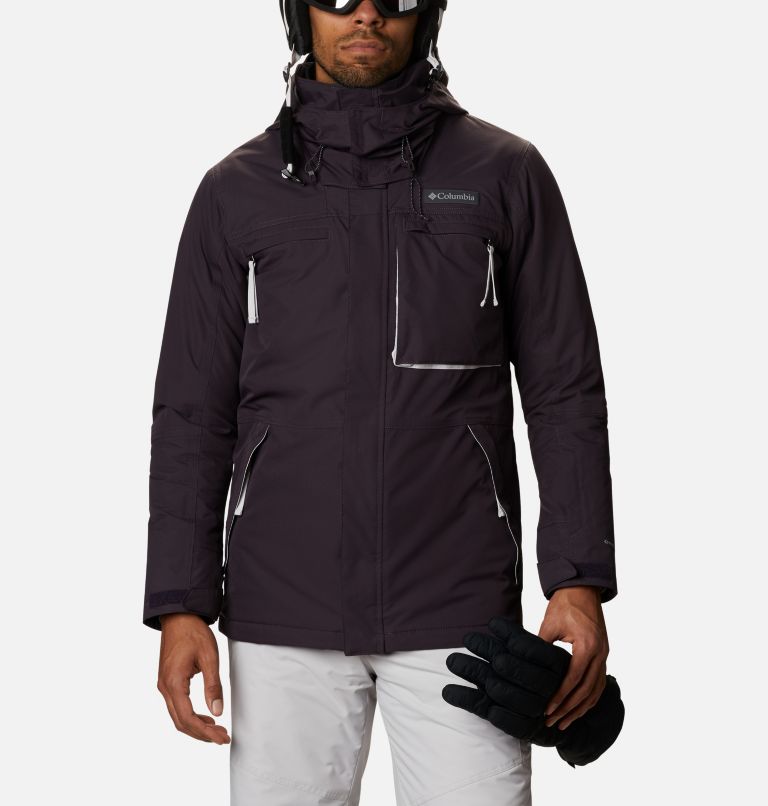 Khaki Navy Men's Columbia Park Run Ski Jacket | KOPRAB-780 - Columbia Outlet Online