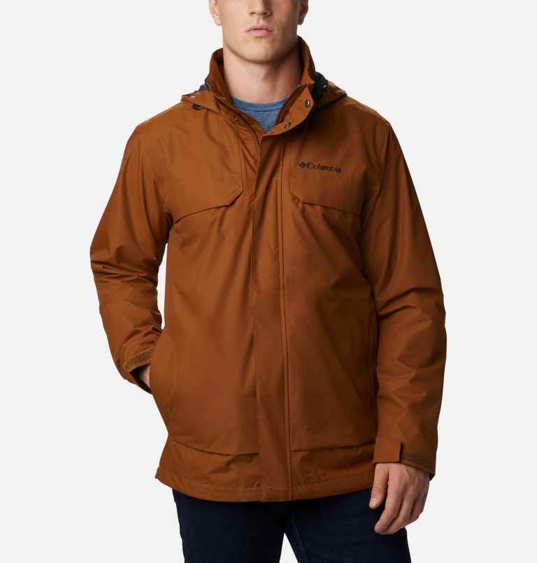Brown Men's Columbia Trail Softshell Jacket | MGFAER-218 - Columbia Outlet Online