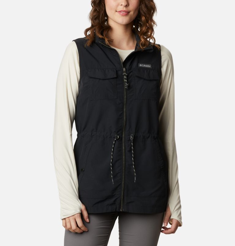 Beige Women's Columbia Silver Ridge Vest | STIJVM-890 - Columbia Outlet Online