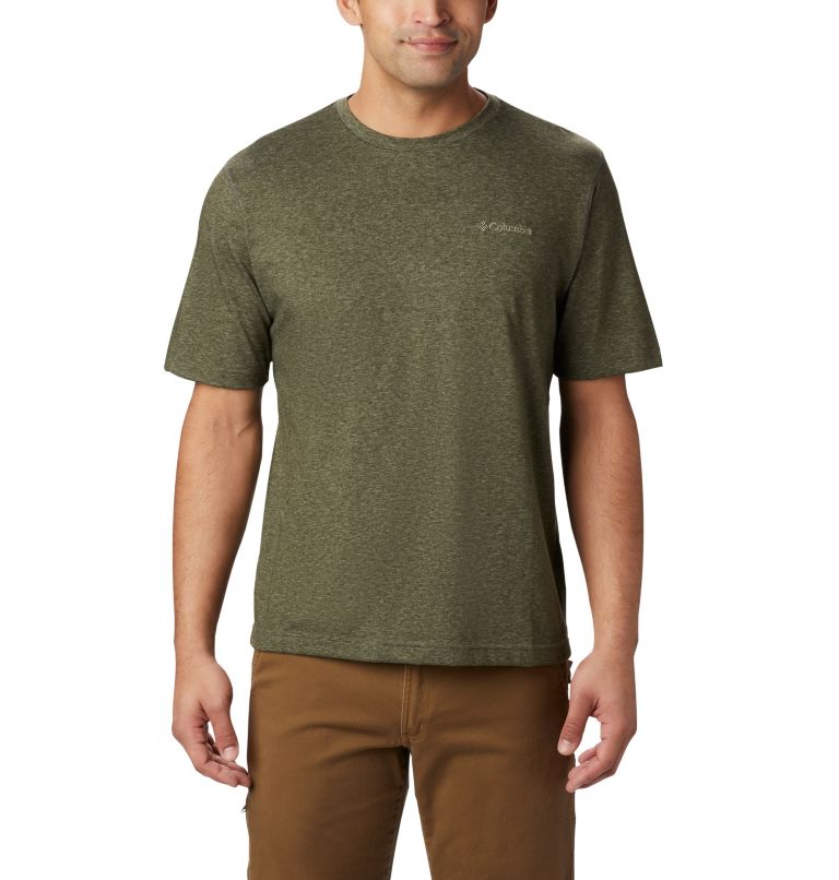 Grey Men's Columbia Thistletown Park T-Shirt | IJRQMB-805 - Columbia Outlet Online