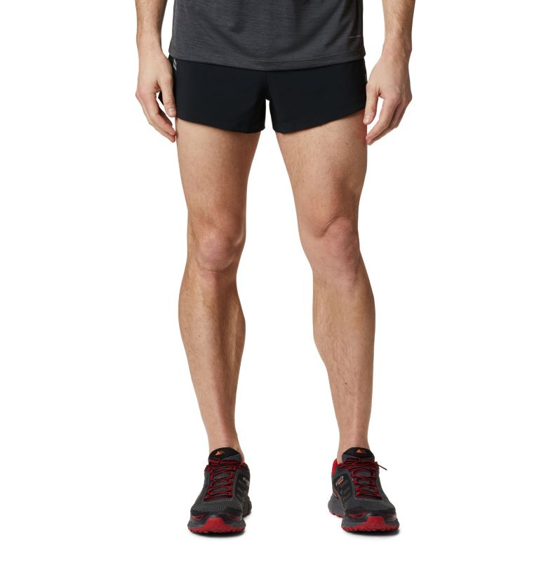 Black Men's Columbia FKT Shorts | HKGQIY-016 - Columbia Outlet Online
