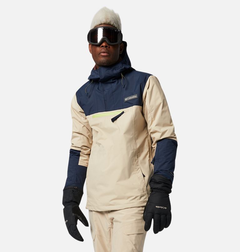 Khaki Navy Men's Columbia Park Run Ski Jacket | KOPRAB-780 - Columbia Outlet Online