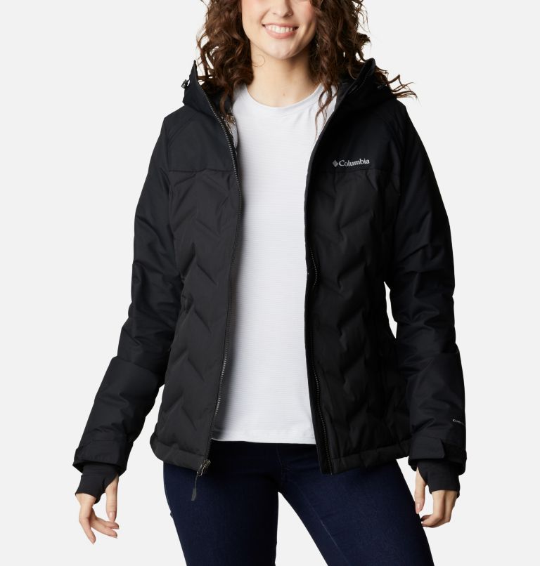 Black Women's Columbia Grand Trek Down Jacket | ATOWSF-024 - Columbia Outlet Online