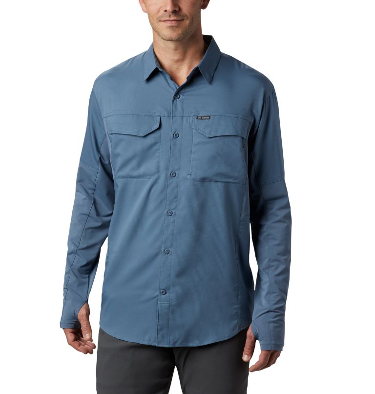 Green Men's Columbia Silver Ridge Shirts | RSGXOZ-245 - Columbia Outlet Online