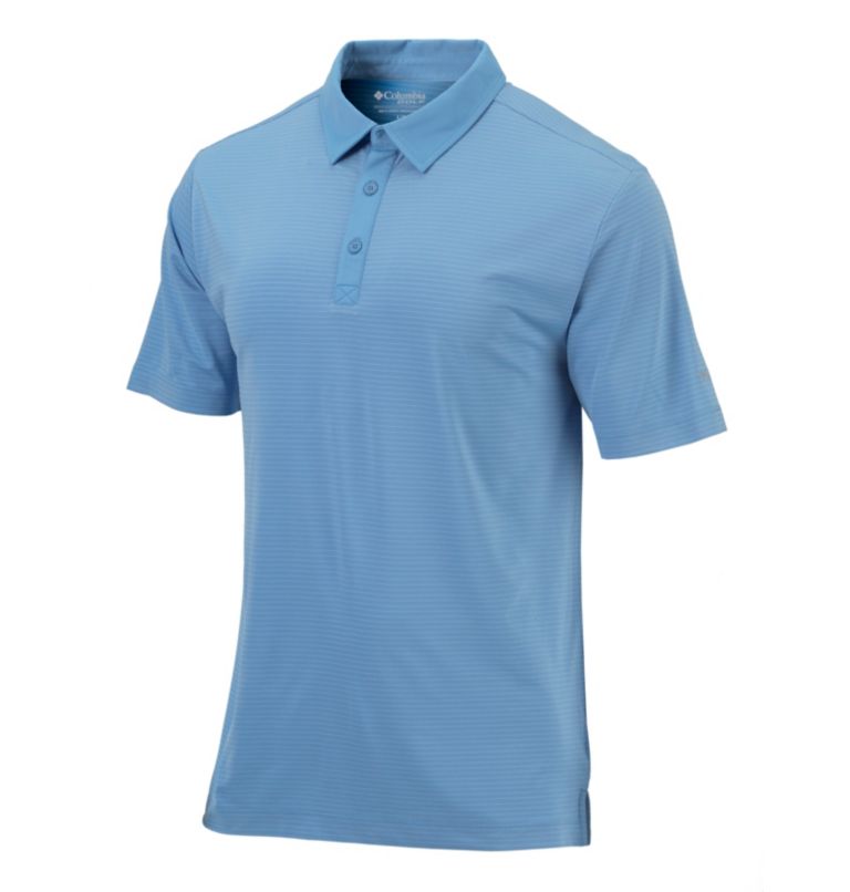 Azul Men's Columbia Omni-Wick Polo | UYHJCX-280 - Columbia Outlet Online