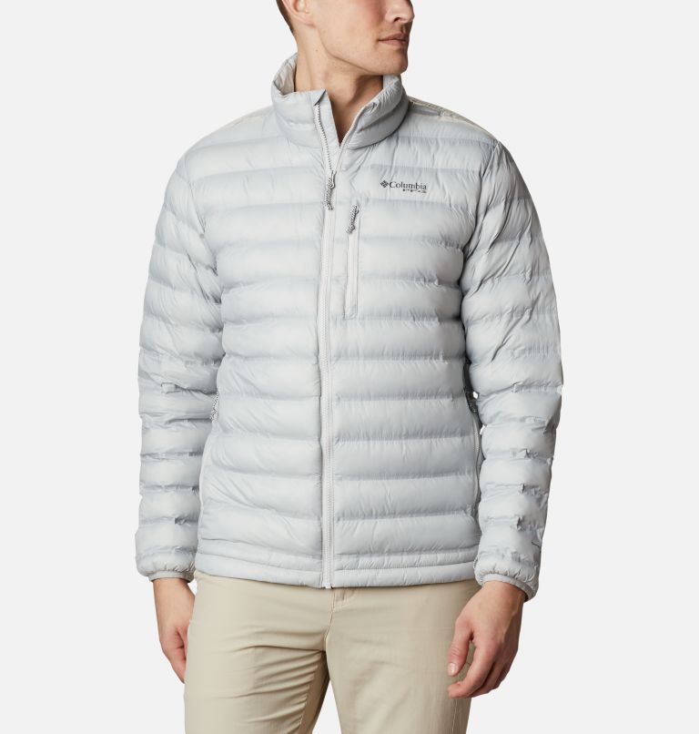 Grey Men's Columbia Omni-Heat Puffer Jacket | ZENPHS-651 - Columbia Outlet Online