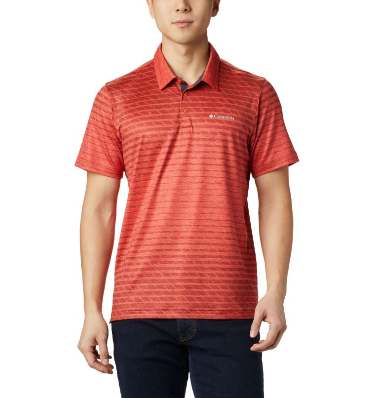 Black Men's Columbia Tech Trail Polo | VORUQN-759 - Columbia Outlet Online