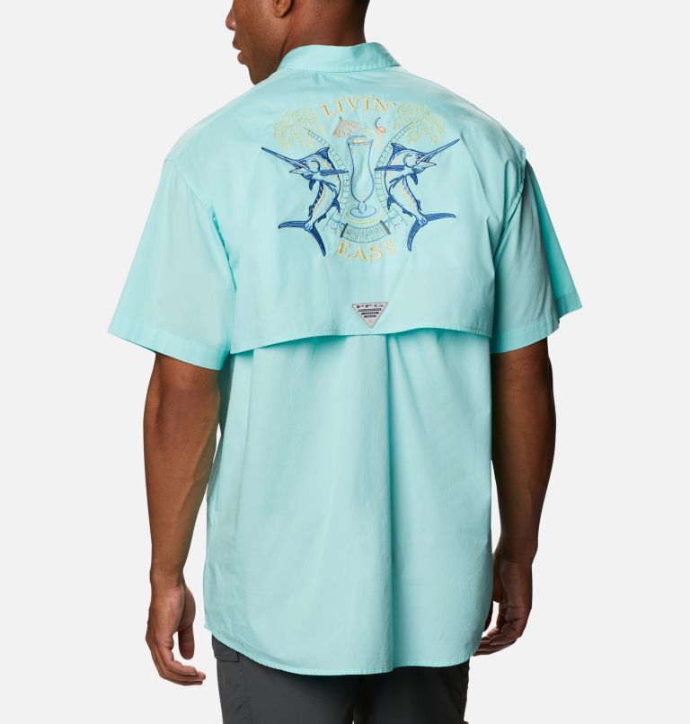 Blue Men's Columbia Bonehead Shirts | RZGWTP-657 - Columbia Outlet Online