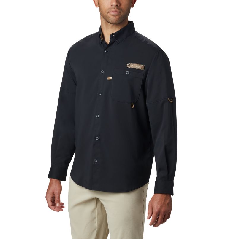 Black Men's Columbia PHG Bucktail Shirts | SWEXYR-382 - Columbia Outlet Online