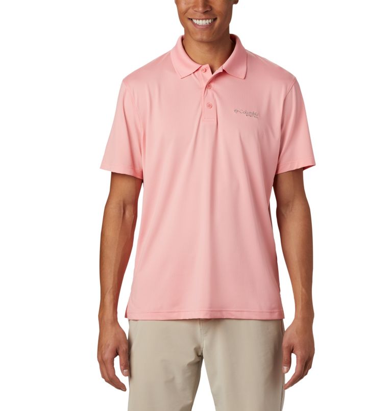 Blue Men's Columbia PFG Skiff Cast Polo | UOYQGN-642 - Columbia Outlet Online