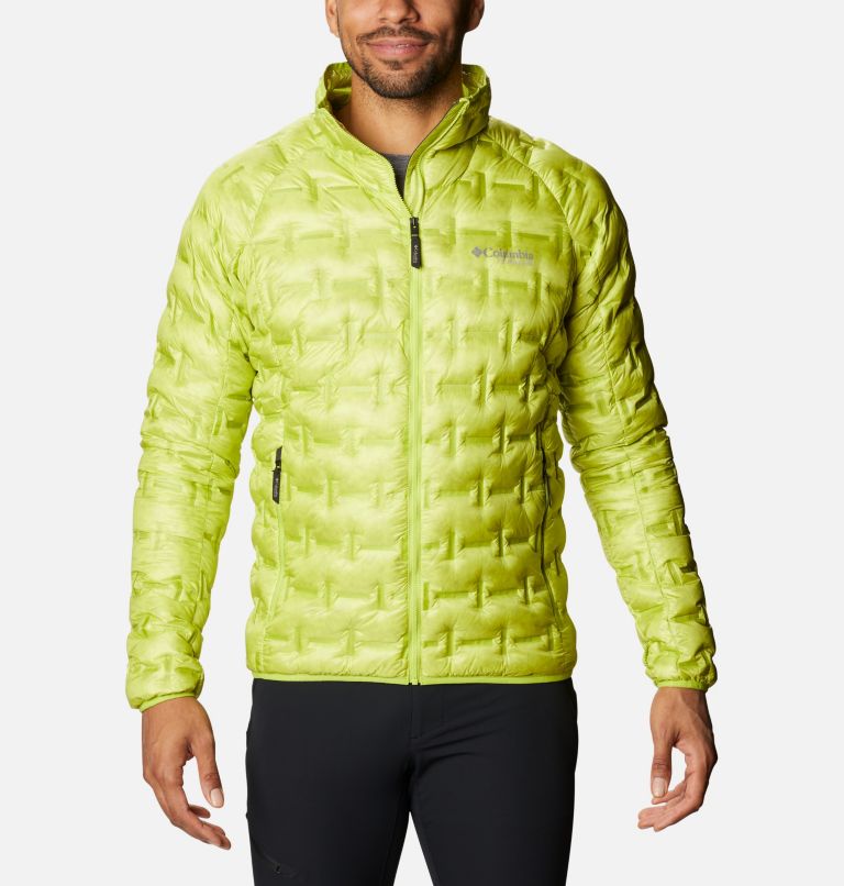 Blue Men's Columbia Delta Ridge Down Jacket | FEHZXD-769 - Columbia Outlet Online