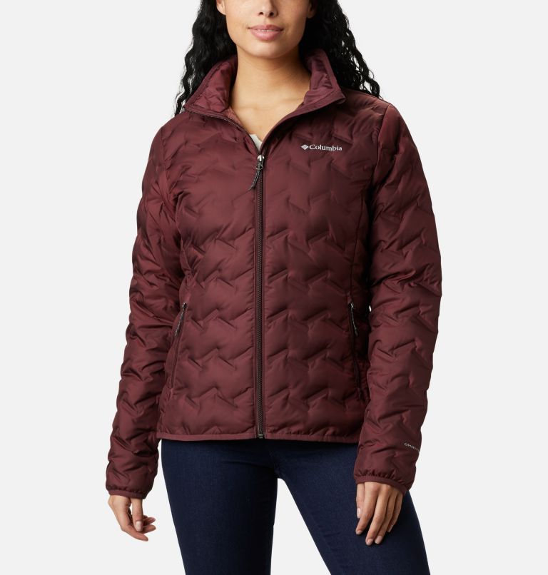 Black Women's Columbia Delta Ridge Down Jacket | VZEPWT-873 - Columbia Outlet Online
