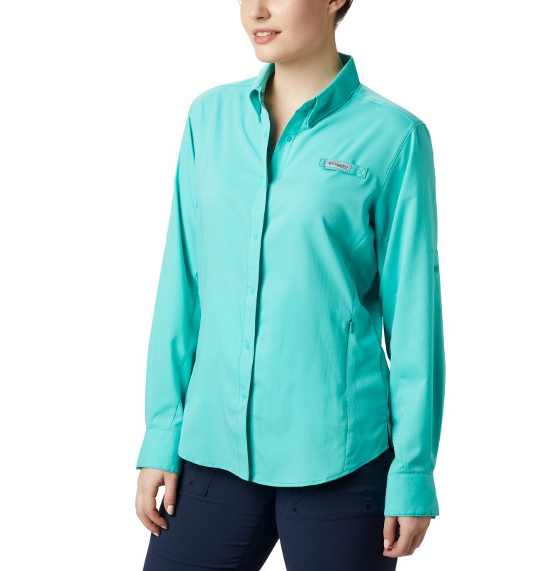 Blue Women's Columbia PFG Tamiami II Shirts | GJKHTV-843 - Columbia Outlet Online