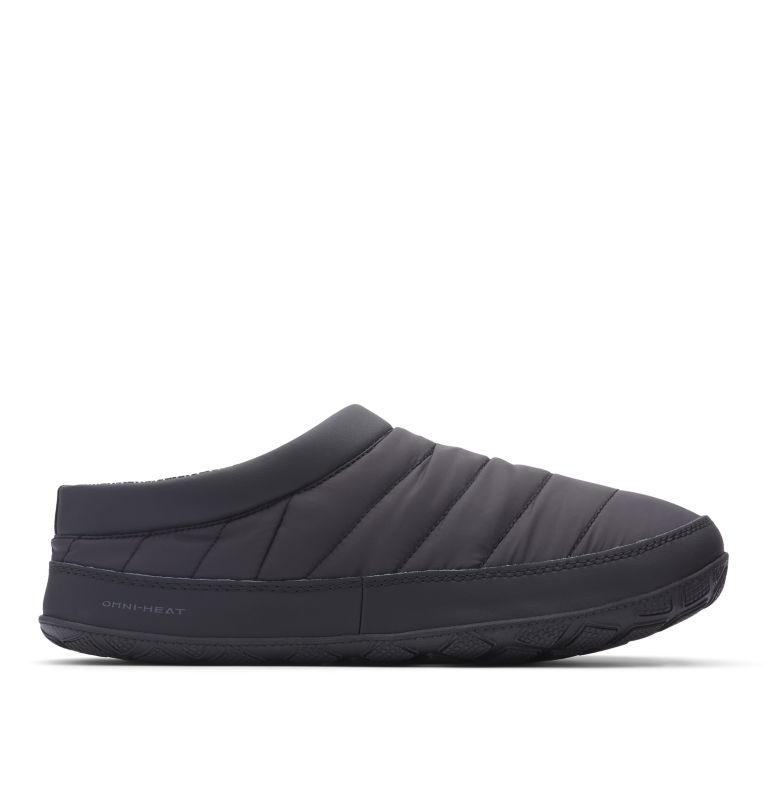 Black Grey Men's Columbia Omni-Heat Slippers | KELJWZ-987 - Columbia Outlet Online