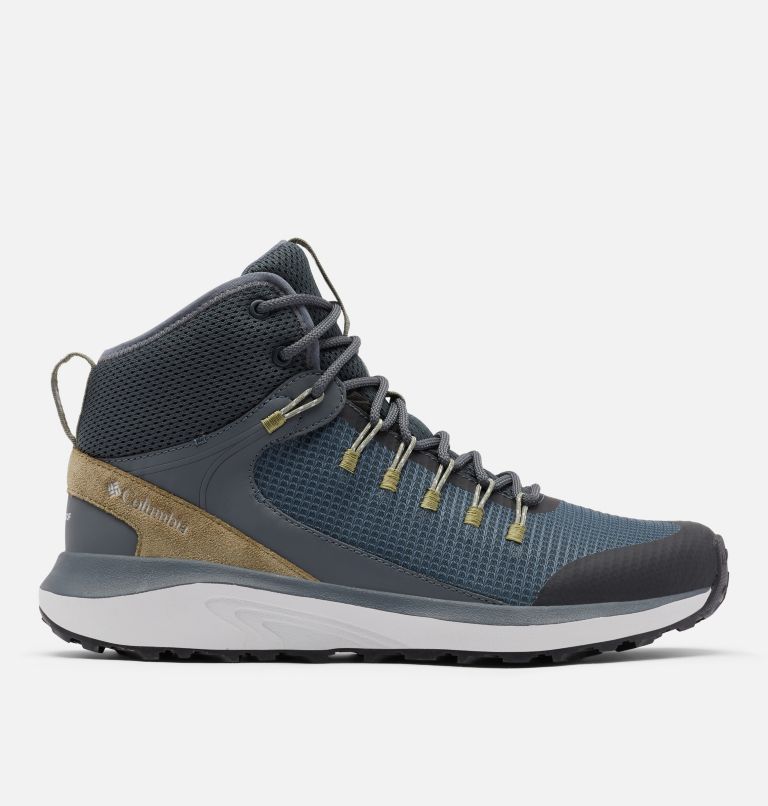 Grey Yellow Men's Columbia Trailstorm Hiking Shoes | SFNKZX-832 - Columbia Outlet Online