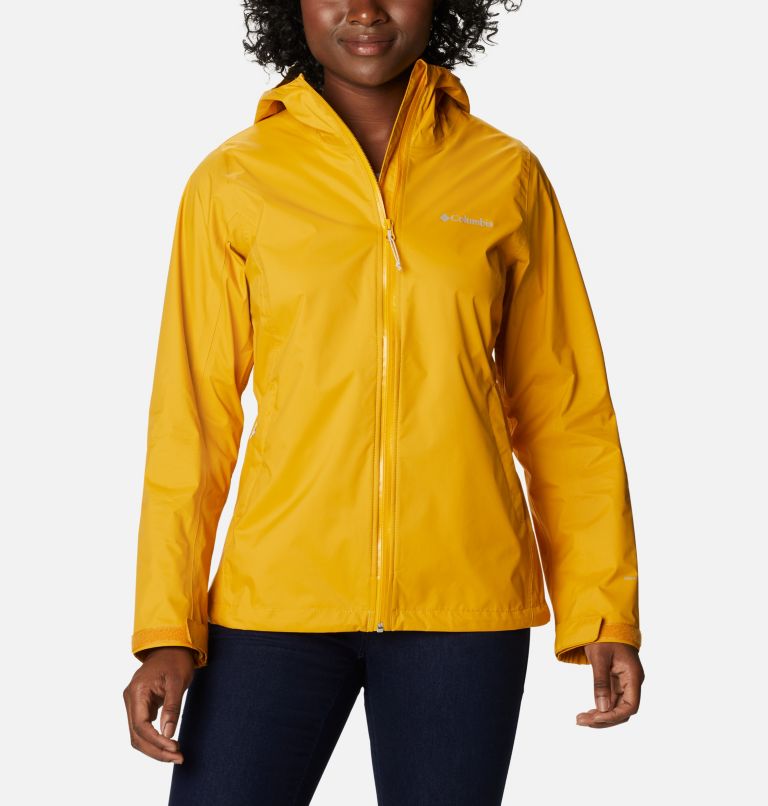 Red Women's Columbia EvaPOURation Rain Jacket | RQLGFP-154 - Columbia Outlet Online