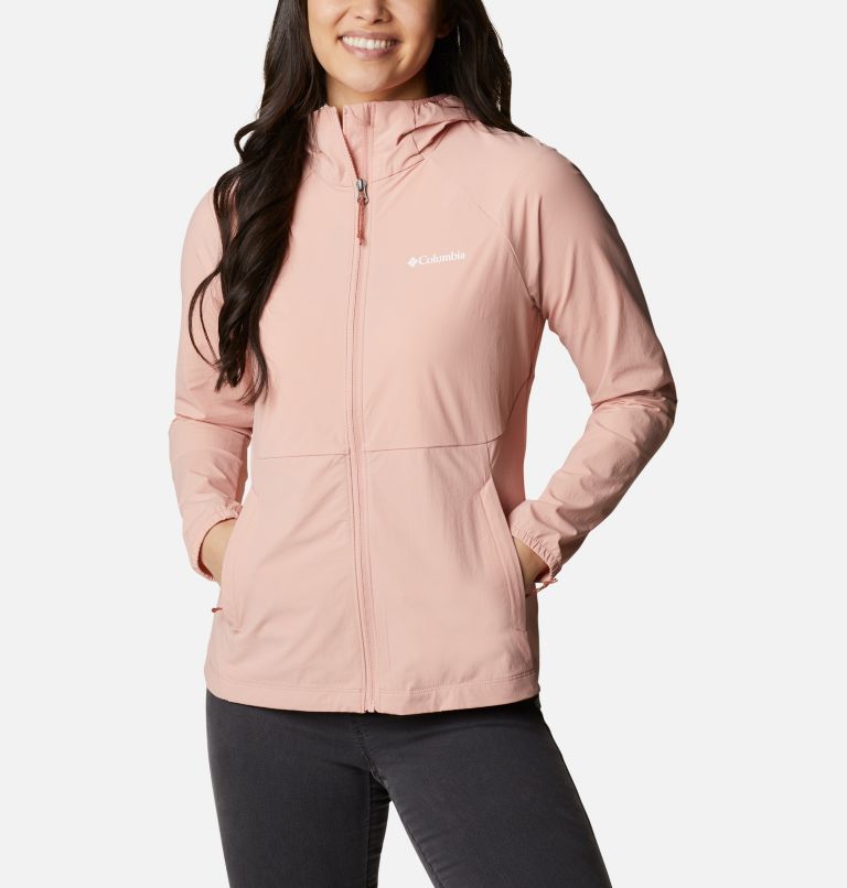 Pink Women's Columbia Boulder Path Windbreaker | CMQUFB-642 - Columbia Outlet Online