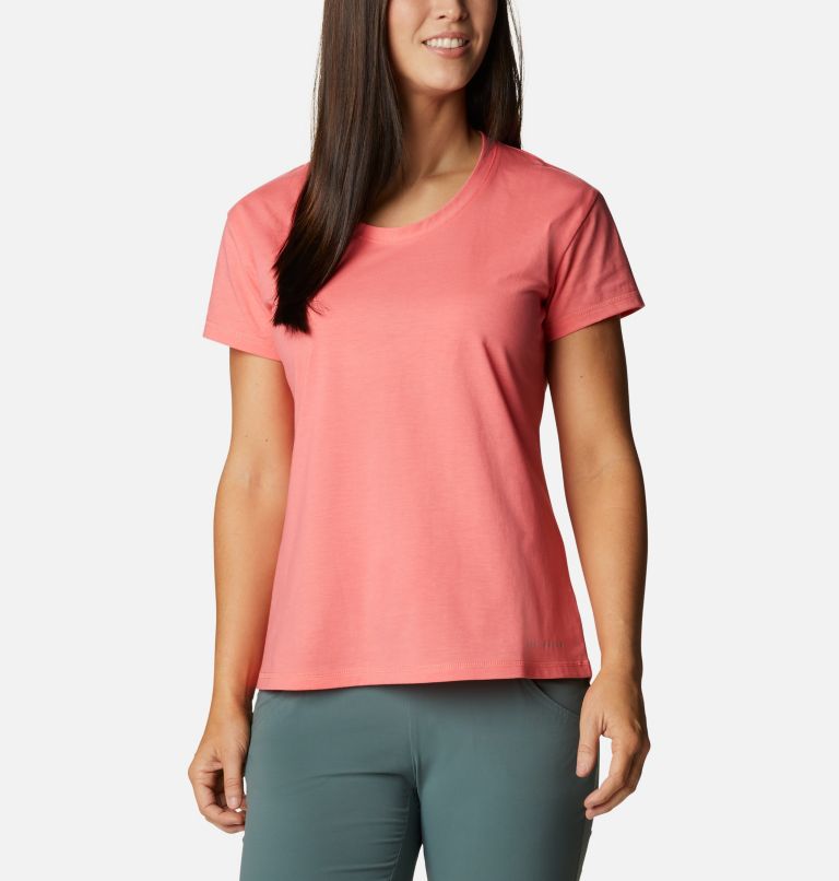 Orange Women's Columbia Sun Trek T-Shirt | EFBSNX-476 - Columbia Outlet Online