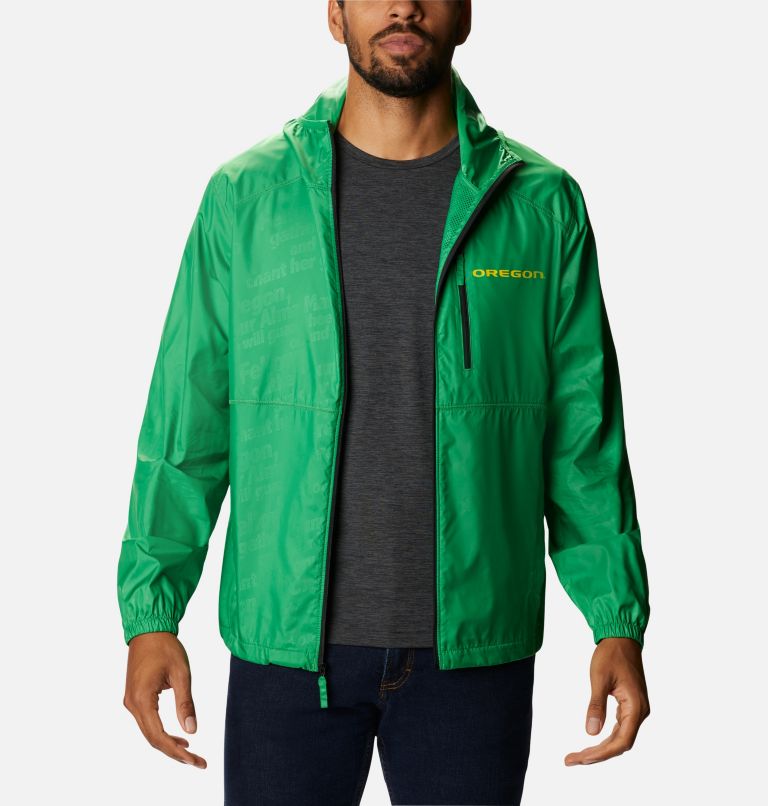 White Red Black Men's Columbia Collegiate Windbreaker | WGXYSB-405 - Columbia Outlet Online