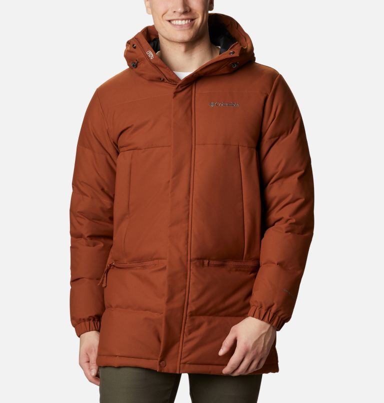 Green Men's Columbia Rockfall Parkas | NIKTLQ-709 - Columbia Outlet Online
