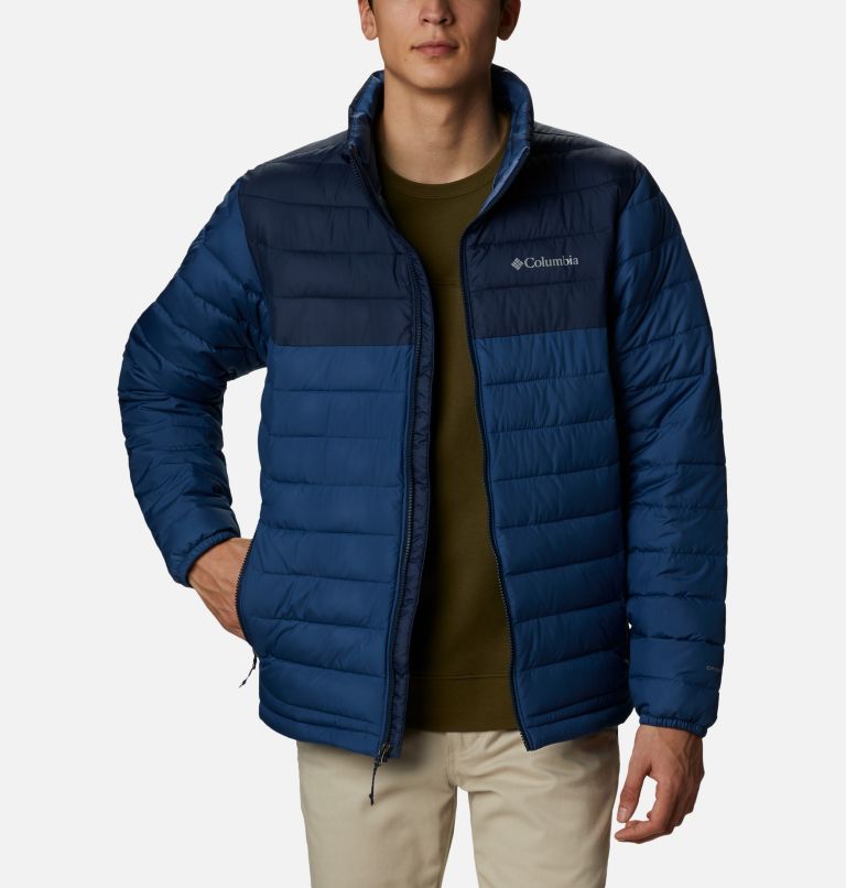 Black Men's Columbia Powder Lite Insulated Jacket | ZHPDSX-058 - Columbia Outlet Online